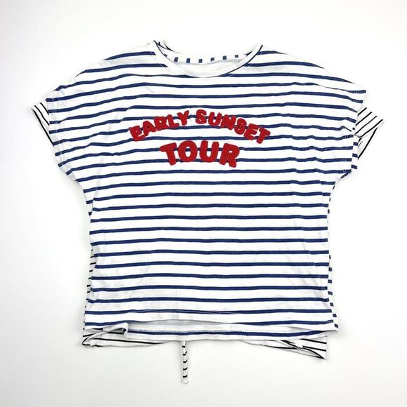 Zara Striped Early Sunset Tour Tee - Picture 7 of 7